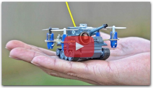 DIY Micro Flying SPY Tank!