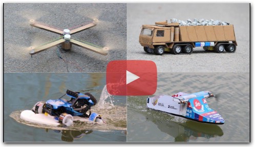 4 amazing things you can do at home - 4 Amazing RC DIY toys