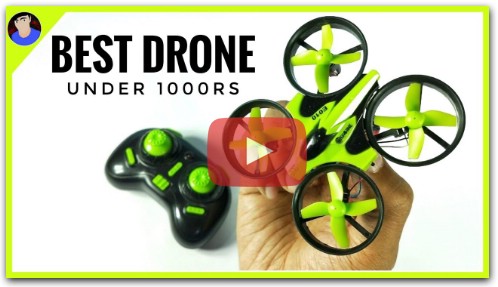 New 1000Rs Drone!! Eachine E010 RC Quadcopter Unboxing & Review!