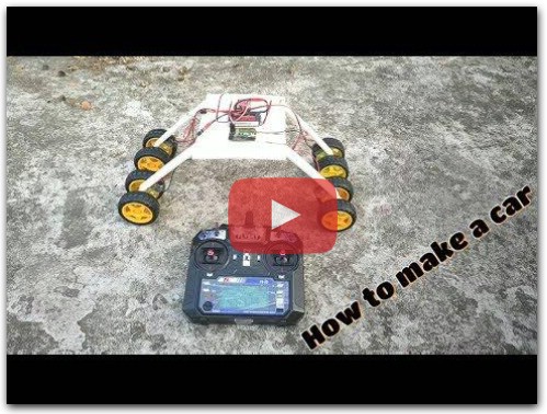 RC Rover car build using simple hand tools