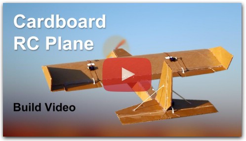 How to Make a Cardboard RC Airplane - DIY