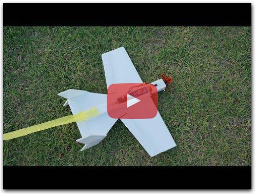 Flite Test Bloody Wonder 25m streamer Arrow RC airplane DIY