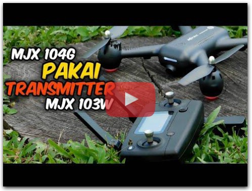 Mjx x103w Transmitter Connect MJX 104G Drone GPS murah