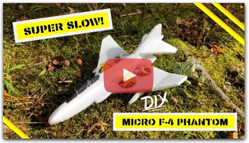 DIY Mini Drone into RC F-4 PHANTOM!