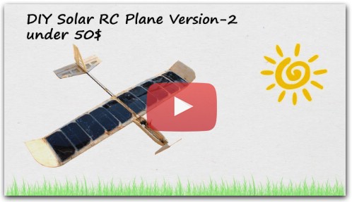DIY Solar RC Plane under 50$ Version 2