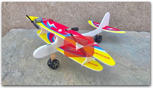 How To Make Flying Aeroplane Diy Toy