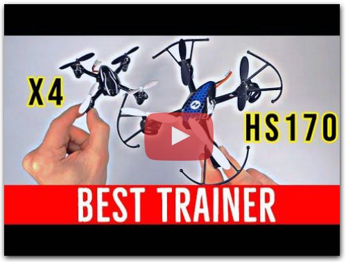 BEST Trainer Quad for the MoneyHolyStone HS170 Review (Hubsan X4 Comparison)