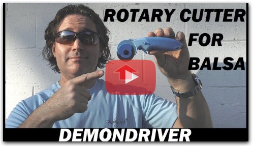 RC DIY Rotary Cutter for Balsa and Depron