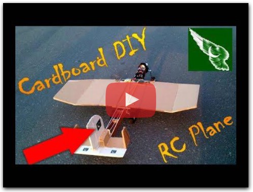 CARDBOAR DIY RC PLANE