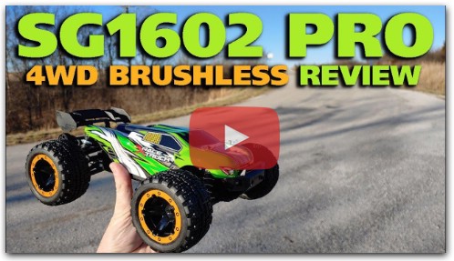 SG1602 Pro 4WD RTR Brushless Truggy Review