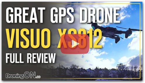 Visuo XS812 GPS/5mbpx Drone Under $90! - Review, Unboxing & Flight Test