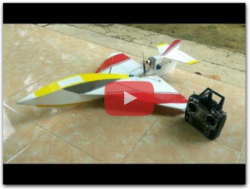 DIY Polaris RC Plane !!! Pesawat Mainan