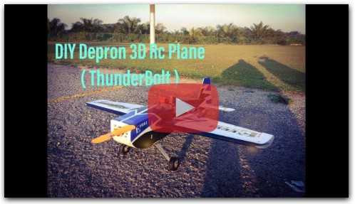 Laser Cut DIY Depron Rc 3D Plane