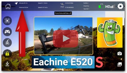 Eachine E520S - Battery and Range Test