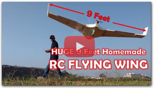 GIANT Homemade RC FLYING WING