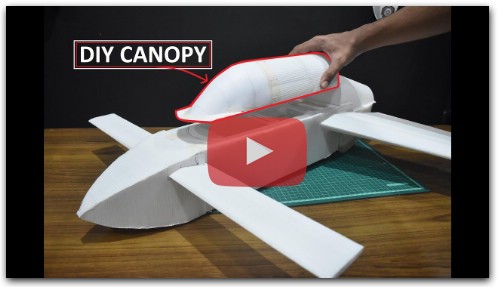 DIY RC AIRPLANE CANOPY BUILD Long EZ Part-5 Prototype Series