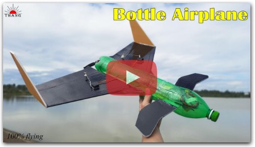 How to make RC Plastic Bottle Aircraft at home