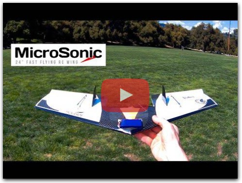 DIY Build Your Own MicroSonic 24 inch Fast Flying Wing