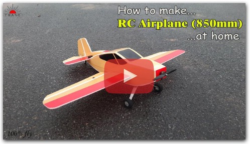 How to make RC Airplane Pinkus at home