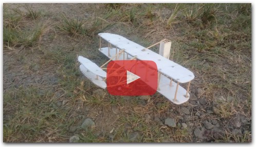 Homemade RC Wright Brother plane