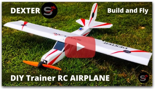 DIY Trainer RC Airplane-Dexter (Build and Fly)
