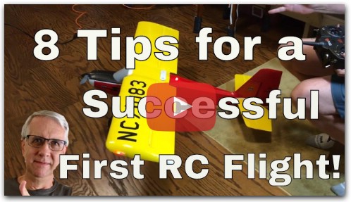 8 Tips for a Successful First RC Airplane Flight