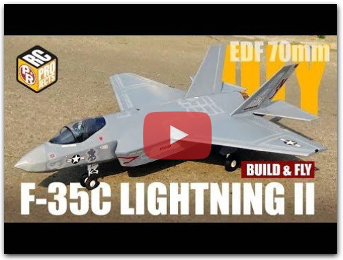 Scratch Built RC F-35 Lightning II EDF jet