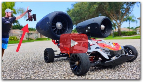 Hover Twin 70,000 Rpm EDFs! Flying RC Car!