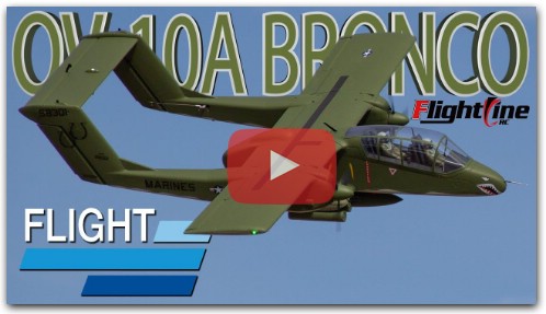 FlightLine RC OV-10A Bronco Flight - Motion RC
