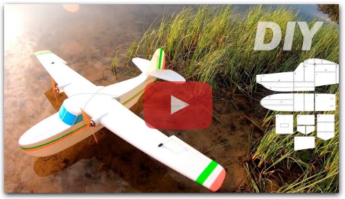 How to make Grumman Flying Boat RC water plane DIY