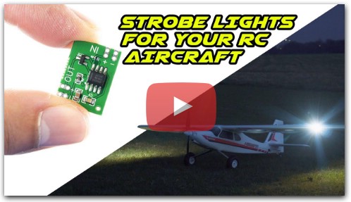 The cheap strobe lights you need for your RC aircraft or vehicle