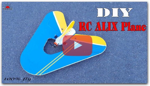How to make RC ALIX Plane at home | DIY Plane 100% fly