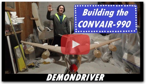 Building The RC Convair 990A RC Airplane