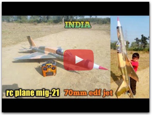 How to make mig-21 70mm edf । rc plane india । how to make rc plane