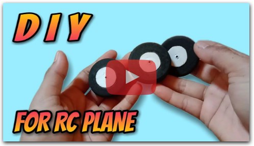 DIY Wheels For Landing Gear RC Plane
