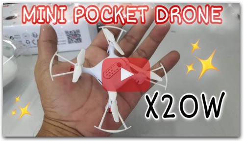 SYMA X20W Mini Pocket Drone review