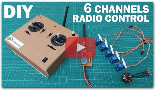 DIY 6 Channels Radio Control For Models. How To Make İt