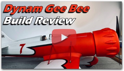 Dynam Gee Bee Y [1270mm] RC Plane Build Review
