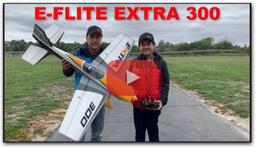 E-FLITE EXTRA 300 - Newbie dad flies his first 3D capable RC plane!