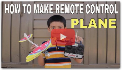 HOW TO MAKE REMOTE CONTROL PLANE AT HOME EASY