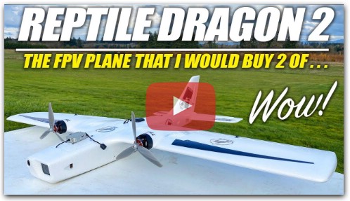 I WOULD BUY 2 OF THESE! - REPTILE DRAGON 2 Long Range Fpv Plane