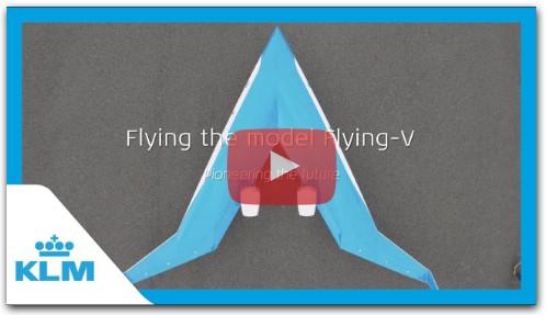 KLM & TU Delft present: Flying the model Flying-V