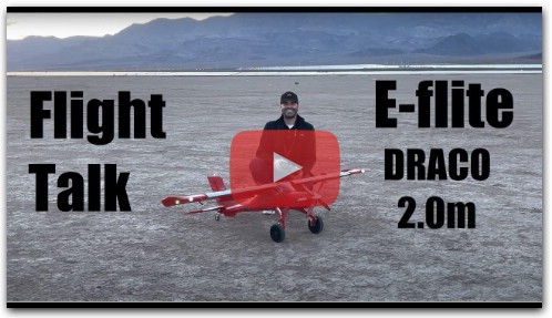 Flight Talk: E-flite® DRACO 2.0m (4K)