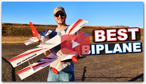 RC Biplane does INSANE STUNTS! - E-flite Ultimate 3D