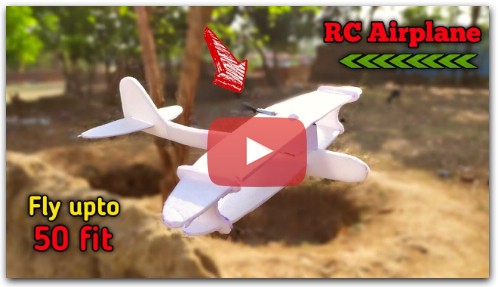 How to make RC Airplane at Home step by step that fly far