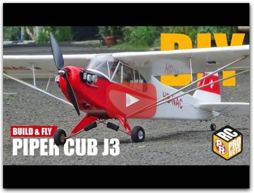Piper Cub RC Plane Build and Fly