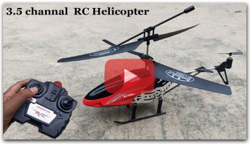 3.5 Channel RC Helicopter  Unboxing and Fly test