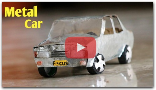 How to Make Metal RC Car at home | Mercedes-Benz restoration