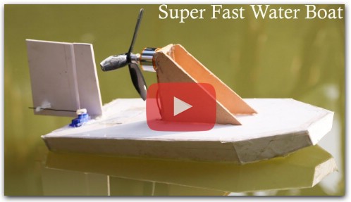 How to make rc water boat at home