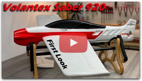 Volantex Saber 920 Review • 3D EPO RC Plane First Look